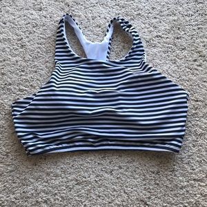 Brand new never worn sporty swim suit top
